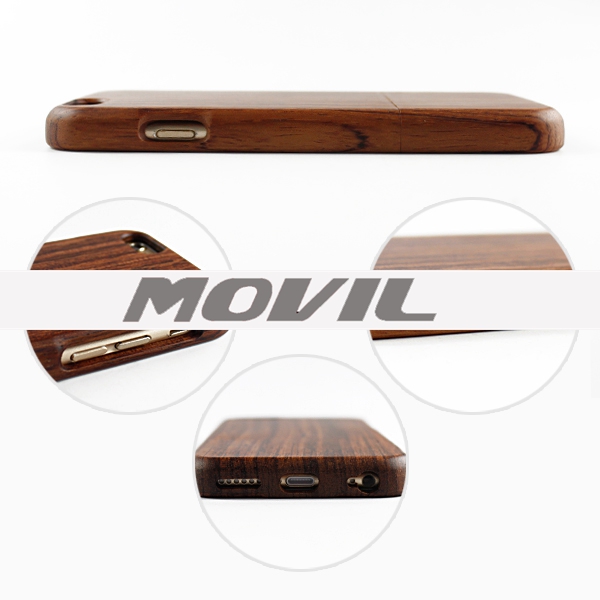 Np-2384 Funda de auténtica madera de bambú para iPhone 6-7